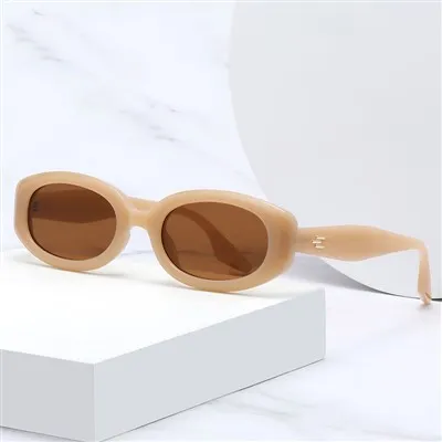 ヴィンテージ プラスチック スモール オーバル サングラス